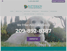 Tablet Screenshot of pattersonvh.com